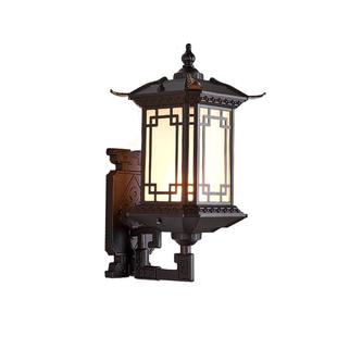 聚喜壁灯户外防水复古造型太阳能壁灯市电户外景观大门壁灯饰厂家