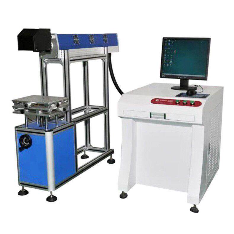 二氧化碳激光打标机铅笔竹子木材亚克力CO2雕刻机皮革塑料刻字机