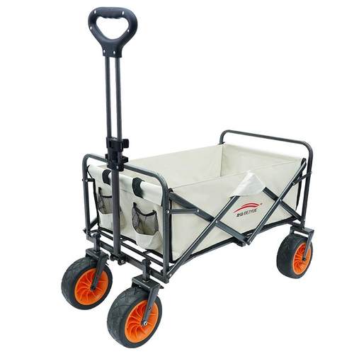 户外露营车可折叠手推露营拖车拉杆买菜小拉车野营车越野