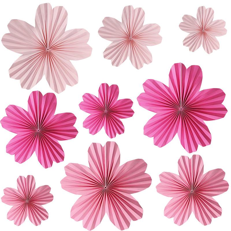 婚装饰女方卧花室飘窗拉婚房布置男方窗帘飘窗新房花扇朵结折蝴蝶