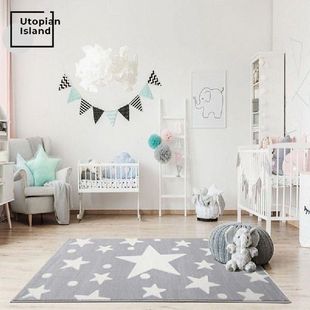 Mat Room Carpets Furry Living Carpet 网红Baby Kid For Dining