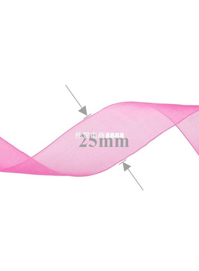 25mm Organza Ribbon Sewing Tape Accessory Chiffon F