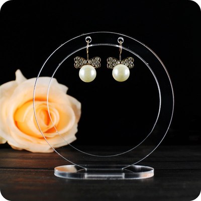 Round Earring holder stand jewellery display organizer door