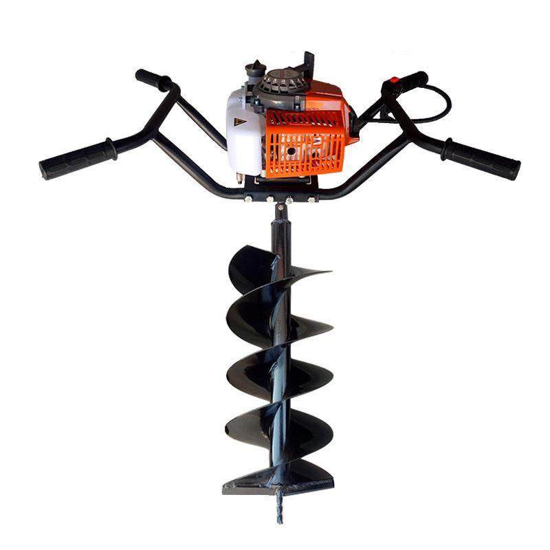 小型汽油钻洞机厂家直销48地钻钻头可携式打孔打洞种植树机