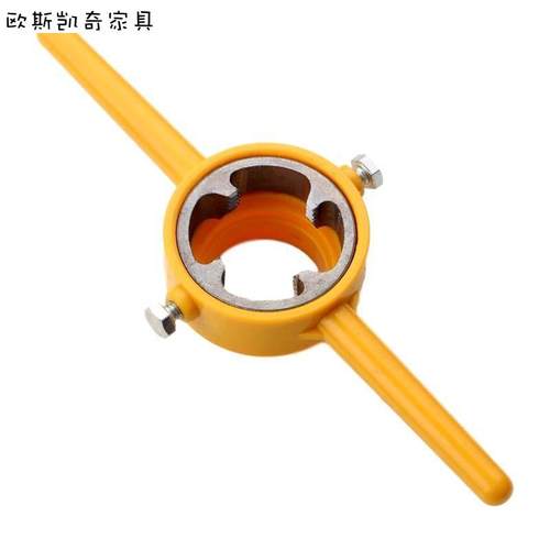 6件套水管板牙塑料管板牙轻松套丝跨境出口厂家丝锥扳手套装