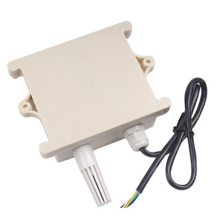 壁挂式 温湿度变送器工业高精度RS485液晶显示智能温湿度感测器运