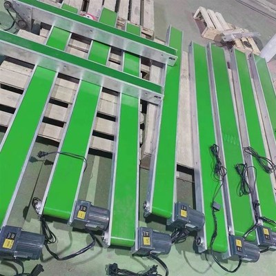铝挤型材料小型流水线输送机上料机生产线带升降输送带桌面输送带
