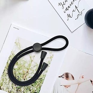 Tie Hair Black Ties Thick Adjustable for Headband