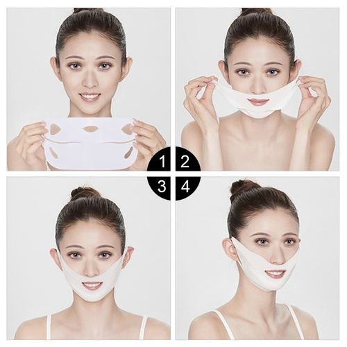 V Line Facial Lifting Masks with Eye Patches Double Chin Wri