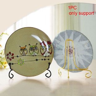 Bowl Art Dish Tablets Iron Display Stand Picture Frames