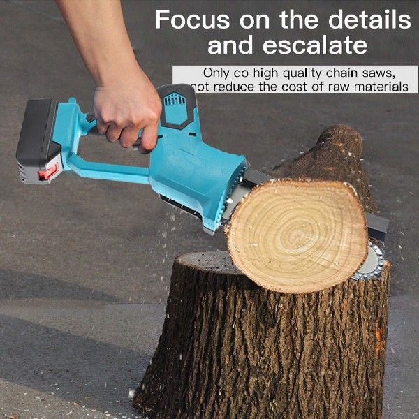 8 Inch 1200W Electric Saw Chainsaw Wood Cutters Garden