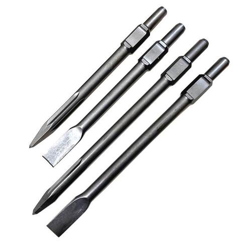 弹簧钢大电镐镐头65A尖凿子加宽扁铲混凝土电镐钎扁凿电镐钻头加