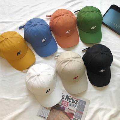 Kpop Letter Colorful Baseball Cap For Women Summer Sunscreen