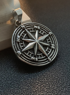 维京指南-不掉色机车风朋克项链