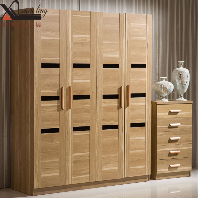 整体现代简约衣柜家居卧室板式组合3三4四门木质衣橱 厂家直供