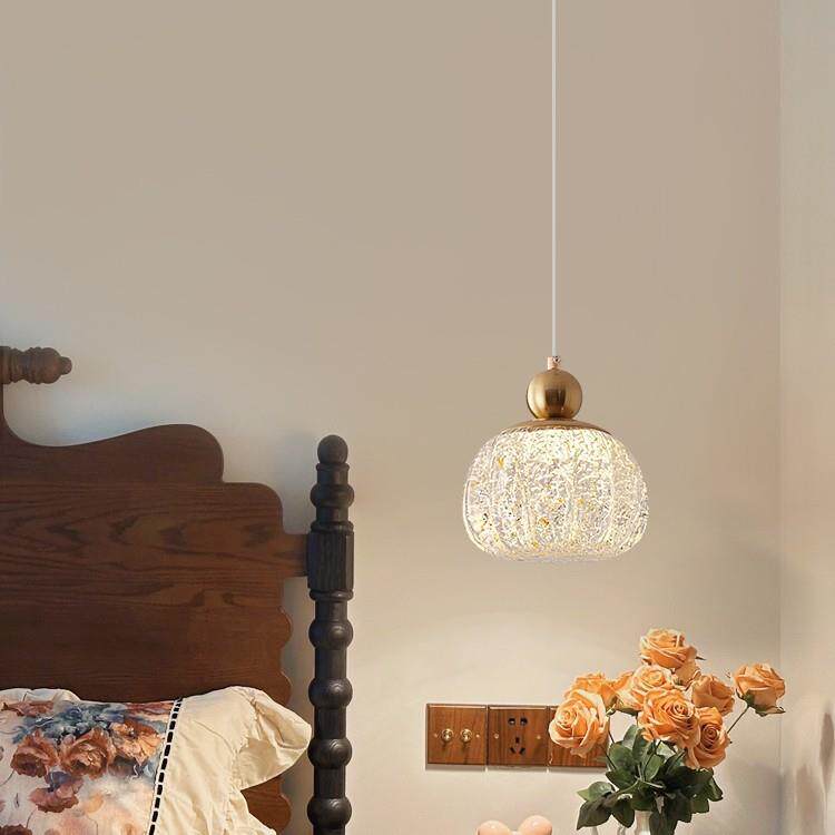 中古风卧室床头小吊灯复古简约走廊玄关过道入户门厅衣帽间吸顶灯