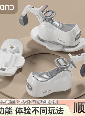 花生车儿1童滑行车挖掘机万向轮宝四轮溜溜ZIN车—5平衡岁摇宝摇