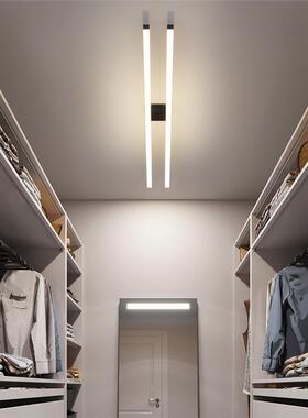 意式极简衣帽间吸灯简约走40823现代入户玄关顶灯阳台led长条廊过