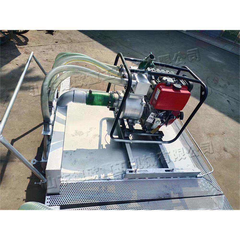 水池塘作挖藕机塘船式自走式采藕动机浮筒式水生CLP作物自收业获