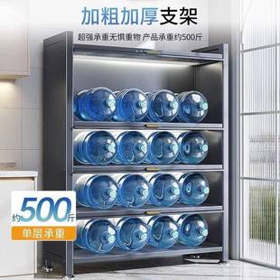 加高多层家用收纳柜储物 yhu大容量厨房置物架碗柜餐边柜橱柜新款