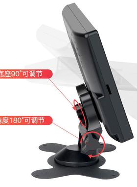 7寸高清AHD车载显示高宽清货车监控显功示屏AV70352两路能电压12-