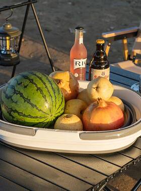 QNF车可折叠水桶家大容量加缩厚手提洗塑用料桶便携户外学生伸洗