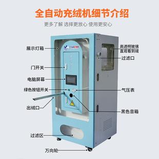 全UND自动充绒2025年能款 智充绒机现新场充绒羽绒被翻机新 称重式