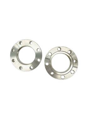 CF真空固定 活套法兰304不锈钢63内焊80螺栓100螺丝160盲板250