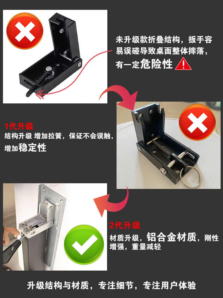实木电脑床边桌可折叠升降移动懒人书桌沙发床上小桌子床前学习桌