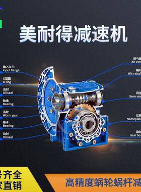 NMR25/30/40GBTV/50/63/759/0/110/130蜗轮蜗品杆减速机质立式安