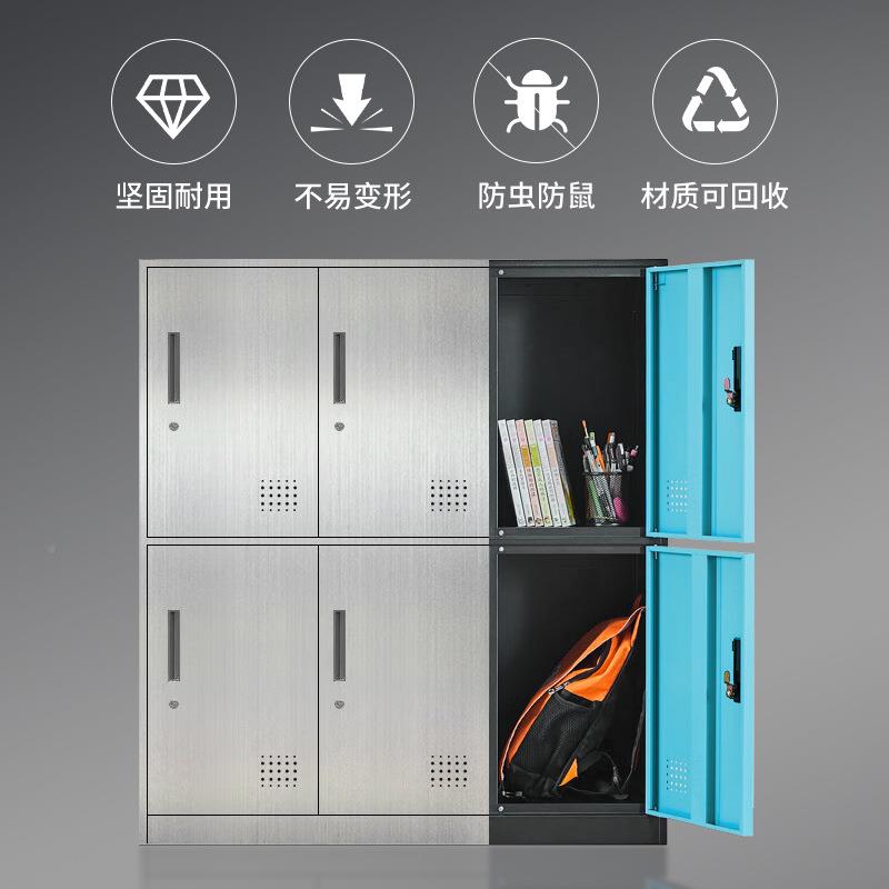 书RVO包柜收柜纳彩色储物柜带锁杂铁物柜学生收纳皮柜加厚更衣柜