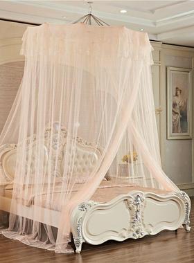 xyt罗伞吸顶21610吊顶公宫廷蚊帐圆顶伞帐加密伞帐不主蚊帐锈钢支