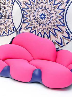 意式云极客简户设计师创意46363酒店别墅样板间厅小型沙发异形朵