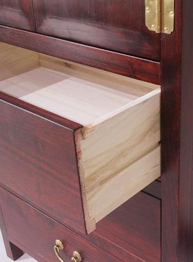 7K新中式实木五斗柜现代卧香樟室木家具客厅柜73900整物装收纳储