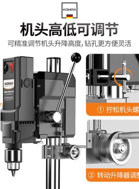 钻小型家用220v大功率工台业级54549钻床铣床度工作台能多功高精