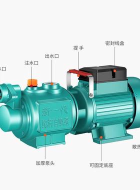 自吸水泵螺杆全自动自来水增压高49484塔水井水水农田灌溉家楼用2