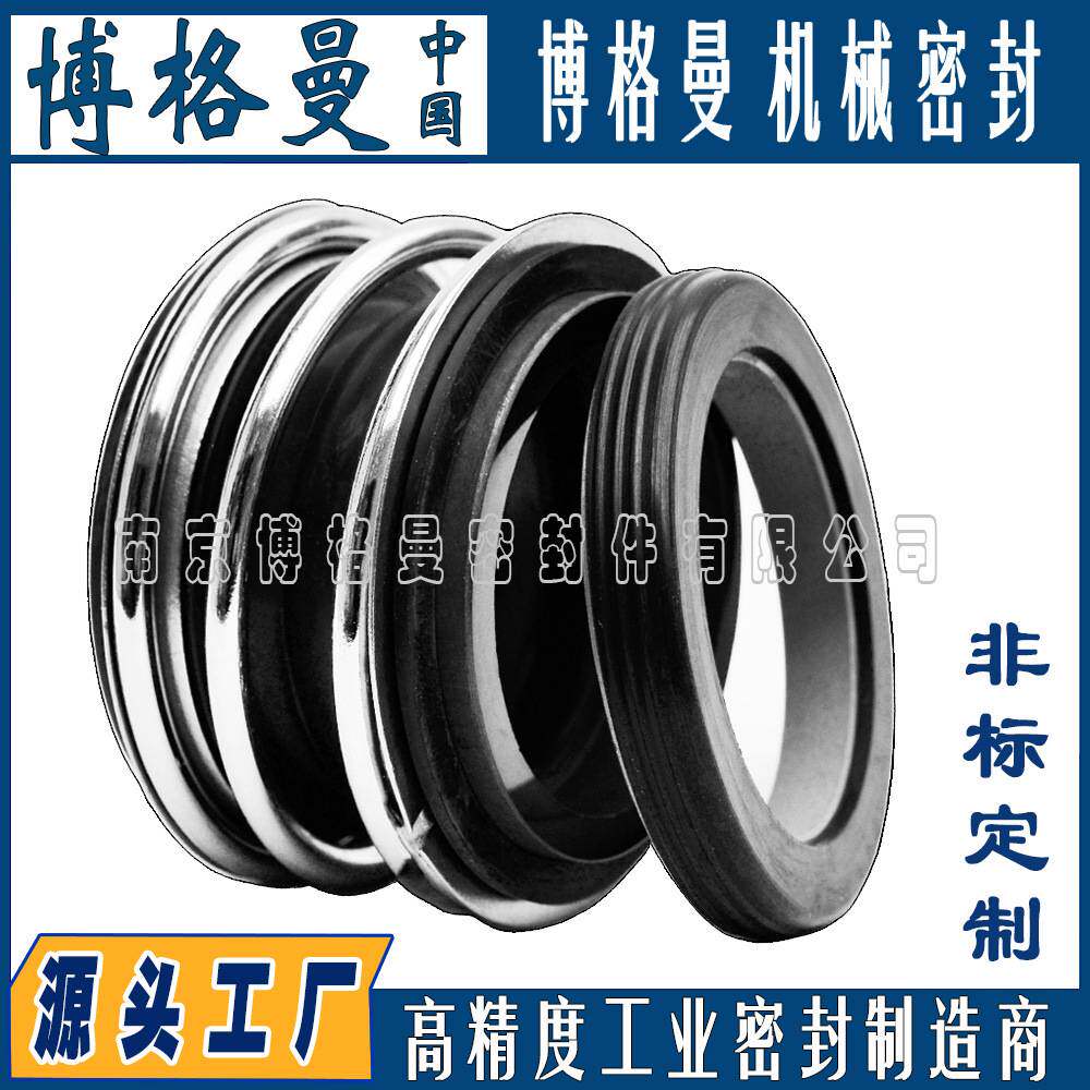 南京博格曼机械密封MG1/20-G60 AQ2PFF型机械密封碳化硅水泵机封