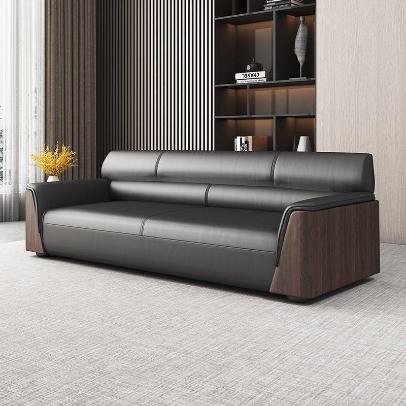 办公室沙发商务接待大厅会客区洽谈简约现代轻奢茶几组合套装