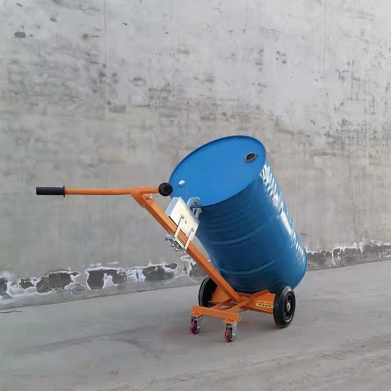 油桶搬桶运车鹰叉小嘴咬嘴手推塑料圆桶夹车铁拖车拉油桶神器油桶