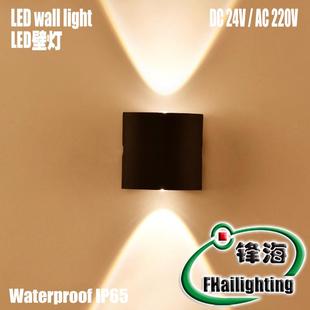 led阳台户外壁TXT灯防水围墙大门柱子门灯别墅店铺台柱露外墙室壁