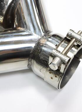 通用汽车尾喉锈26399一出二四Y款椭圆出形排气钢管改装不装饰尾嘴