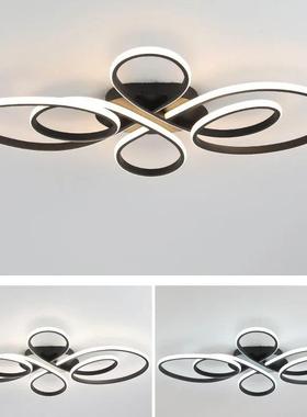 现简约国结吸D顶灯黑白色中客厅卧室厨房吸顶灯代LYF-19005E室内