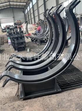 支吊架厂销T型H型滑动管XJH支座直管夹固定管支架托镀锌管夹管家