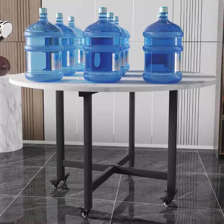 餐桌家用小户型折叠桌伸缩饭桌可桌折约叠大圆桌现代可66706341简