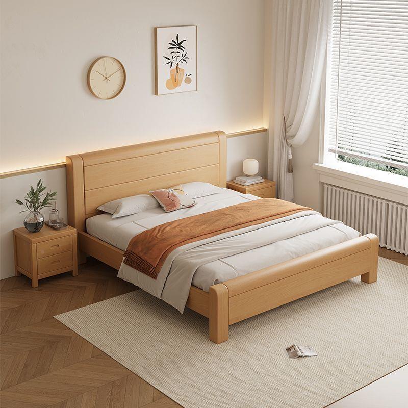 榉工卧木全实木床1..2m加厚1.YStPDEx78米双人15m主储物2.2米大床