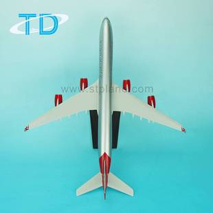 A340-600航空模型 仿真比例1/200飞机模型 维珍航空 树脂工艺品