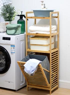 衣服收纳筐浴室竹布用脏衣筐折叠脏衣篓家70265放衣服收纳脏筐厂