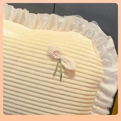 ?公主风17045头靠垫宿舍床垫床大榻抱枕爱卧室可纯色靠背榻米垫可