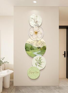 奶油风日照装金过山玄关画入LJXA1605户正对门挂画小清新走廊饰道