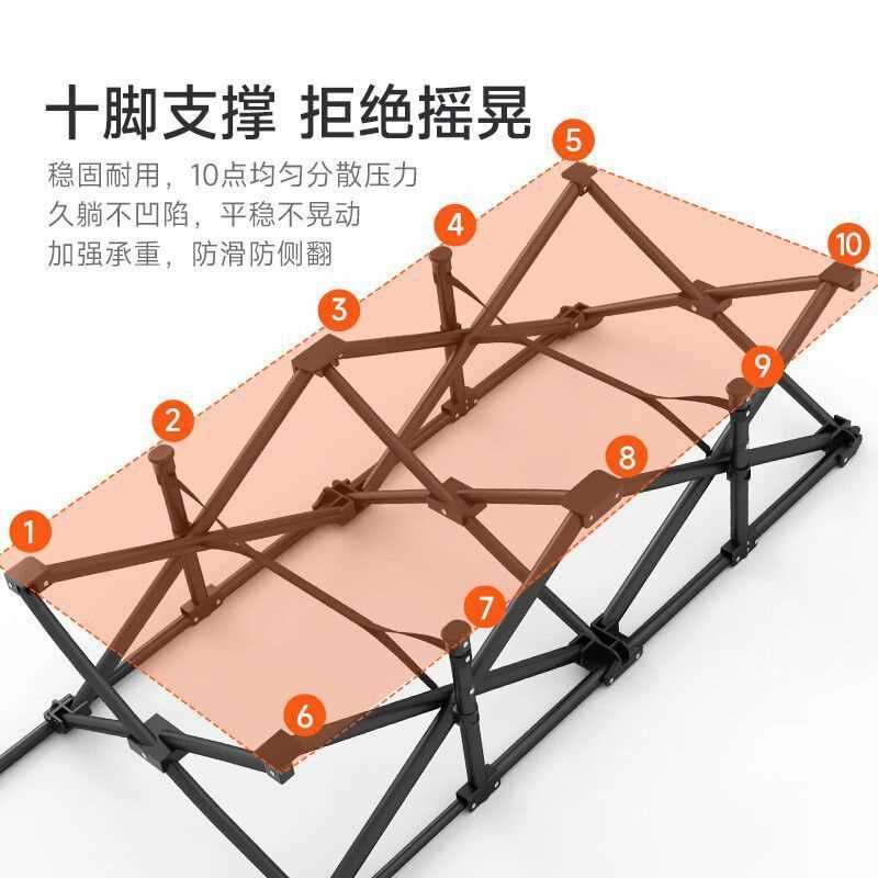 折叠床平款午休床可午睡上班族便携式办公室午休懒人躺椅陪护